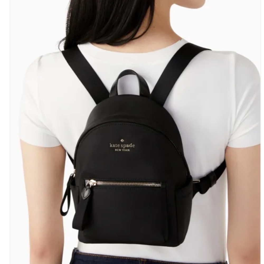 Kate Spade Chelsea Nylon Mini Backpack Black